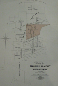 Plan, Plan of the Black Hill Company & Adjoining Claims