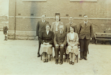 Photograph - Photograph - Black and White, Ballarat Teachers' College Staff Members, 1947