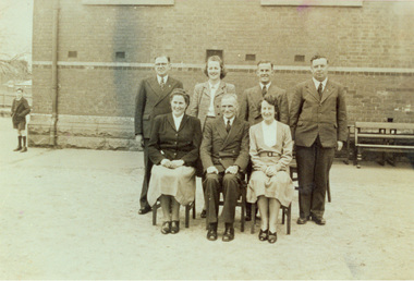 Photograph - Photograph - Black and White, Ballarat Teachers' College Staff Members, 1947, 1947