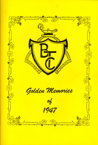booklet, Ballarat Teachers' College Golden Memories of 1947