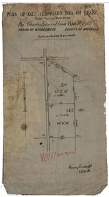 Plan, Lease by Charles Edwin House, 1899, 1899