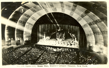 Postcard, Radio City Music Hall, c1949, 5/4/1949