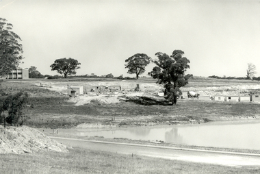 Photograph - Black and White, Federation University Albert Coates Complex under construction, 1972