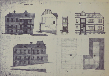 Plan, Ballarat School of Mines New Classrooms (now Administration Building), 1899