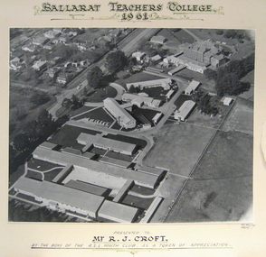 Photograph - Photograph - Black and White, Ballarat Teachers' College, Gillies Street, 1961, 1961