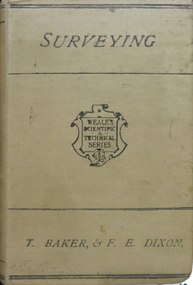 Book, A Rudimentary Treatise on Land Engineering Surveying, 1902