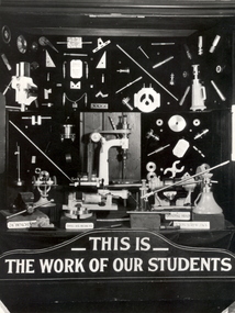 Photograph - Black and White, Ballarat School of Mines Student Display, 1937, 1937