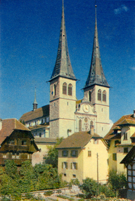 Photograph - Colour, Lucerne and Collegiate Church