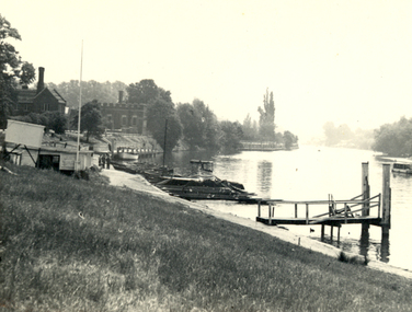 Photograph - Photograph - Black and White, The Thames at Hampton Court