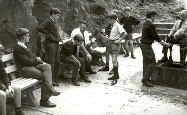 Photograph - Black and White, Ballarat Junior Technical School Excursion to Hepburn Springs, c1965, c1965