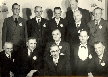 Photograph - Photograph - Black and White, Ballarat School of Mines Past Students Dinner, 1951, 14/04/1951