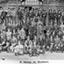 A Group of Ballarat School of Mines Students in front of the Administration Building