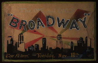 Sign, Gem Studios Ballarat, 'Broadway' Gem Pictures