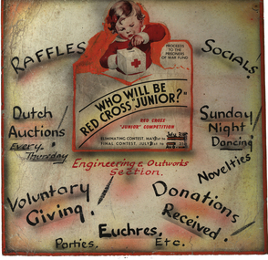 Sign, Red Cross Junior Competition, c1943