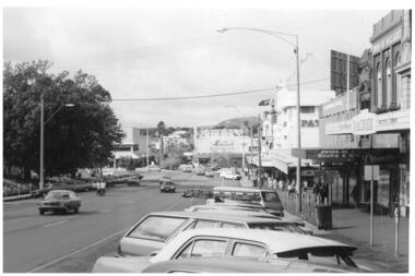 Photograph - Black & White, Sturt Street Ballarat Looking Towards Bridge Mall, c1980
