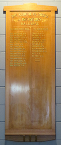 Award - Honour Board, Ballarat School of Mines Honour Board, 1959-1973