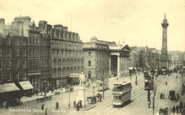 Postcard - Postcard - Black and White, Coleman & Co, Sackville Street, Dublin