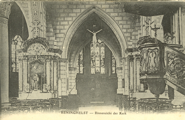 Postcard - Black and White, Reninghelst. c1917, c1917