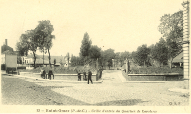 Postcards - balck and white, Saint-Omex, France, c1916