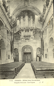 Postcard - Black and White, Paris - Hotel des Invalides