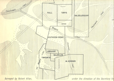 Plan, Underground Survey of Mines, Ballarat East, 1885, 09/1889