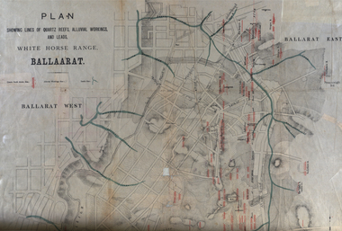 Plan, White Horse Range Ballarat, 1885, 06/1885