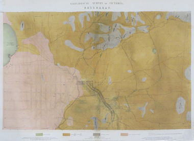 Map - Map - Geological, Ballarat, 1858, 10/1858