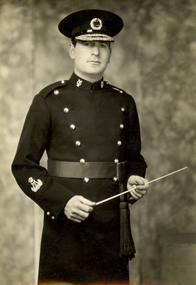 Photograph, Navana, Frank Wright, Conductor of St Hilda's Band, mid 1900's