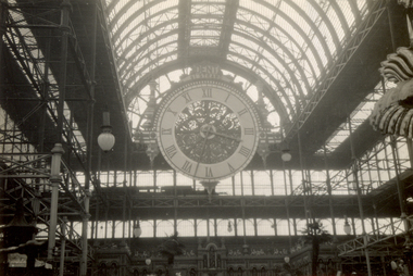 Photograph - black and white, Frank Wright, The Big Clock at Crystal Palace, 1933, Oct 1933