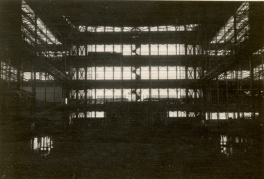 Photograph - black and white, View From the Stage of the Crystal Palace, 1933, Oct 1933