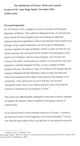 Document, 'The Significance of Eureka: Myth and Legends' by Anne Beggs Sunter, 2004, 2004