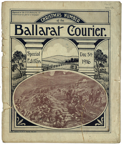 Magazine - Photograph - Black and White, Berry, Anderson & Co, Ballarat Courier Special Christmas Edition, 1916, 1916