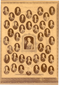 A group of individual portraits