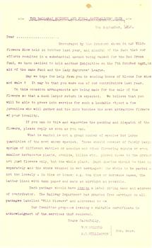 Carbon copy of a typed letter dated 1916