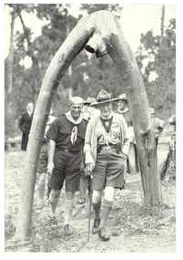 Image, Lord Robert Baden-Powell and Archie Hoadley, 1931, 1931