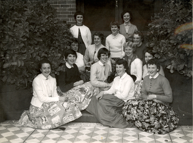 Ballarat Teachers' College Residents at 130 Victoria Street, Ballarat East, 1960s