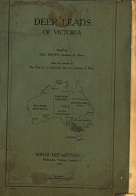 Book, Mines Department, Victoria, Deep Leads of Victoria, 1937, 1937