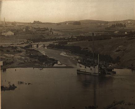 Photograph of a dredge