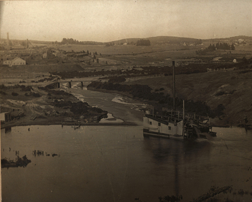 Photograph of a dredge