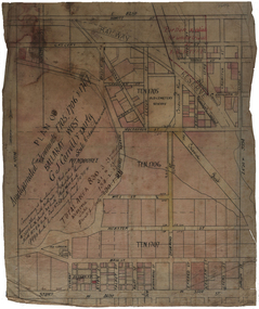 Plan, Plan of Amalgamated Tenements for G.J. Carroll and Party, Ballarat West