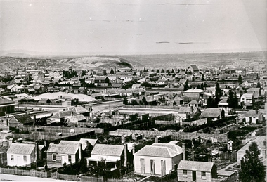 Photograph - black and white, Ballarat Looking Towards Black Hill, c1870