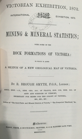 Book, Mason, Firth and McCutcheon, London International Exhibition of 1873 (Melbourne 1872-3) Official Record, 1873, 1873
