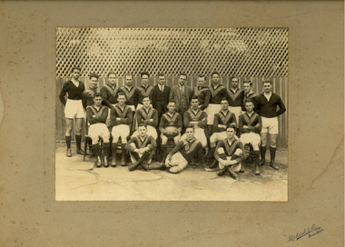 Photograph - Photograph - Black and White, Richards & Co, Ballarat Teachers' College Football Team, 1929