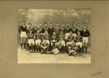 Photograph - Photograph - Black and White, Richards & Co, Ballarat Teachers' College Football Team, 1929, 1929