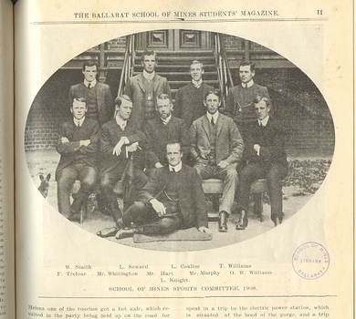 A group of ten men