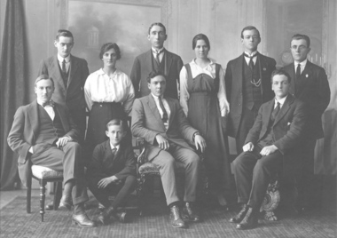 Photograph - Black and White, Ballarat School of Mines Students' Magazine Committee, 1918, 1918
