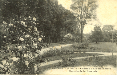 Postcard - black and white, Chateau de la Malmaison, Rueil