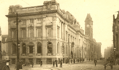 Postcard - black and white, New Art Gallery, Birmingham