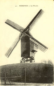 Postcard - Postcard - black and white, Le Moulin, Messines, c1914