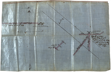 Plan, South Australasian Shaft and Royal Exchange Shaft plan